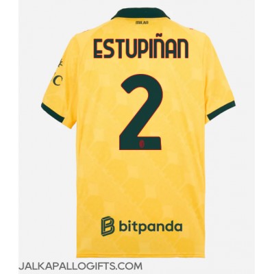 AC Milan Pervis Estupinan #2 Kolmaspaita 2025-26 Lyhythihainen AC Milan Pervis Estupinan #2 Kolmaspaita 2025-26 Lyhythihainen